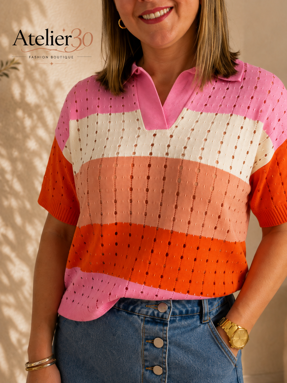 Sunset Sorbet Knit